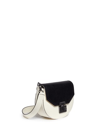 Front View - Click To Enlarge - REBECCA MINKOFF - 'Paris' medium colourblock saddle bag