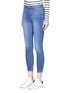 Front View - Click To Enlarge - TOPSHOP - Leigh' ankle grazer skinny jeans