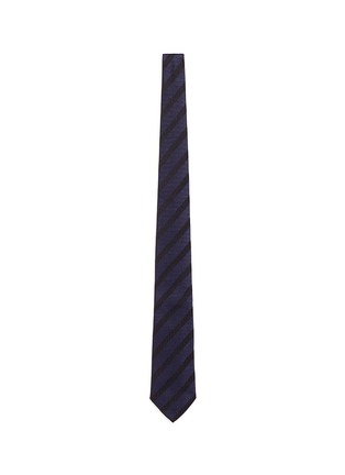 Main View - Click To Enlarge - ARMANI COLLEZIONI - Stripe silk tie