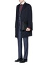 Figure View - Click To Enlarge - ARMANI COLLEZIONI - Cashmere flannel coat