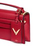 Detail View - Click To Enlarge - VALENTINO GARAVANI - 'My Rockstud' pebbled leather clutch bag