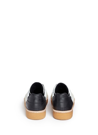 Back View - Click To Enlarge - ALEXANDER WANG - Eden' colourblock leather combo sneakers