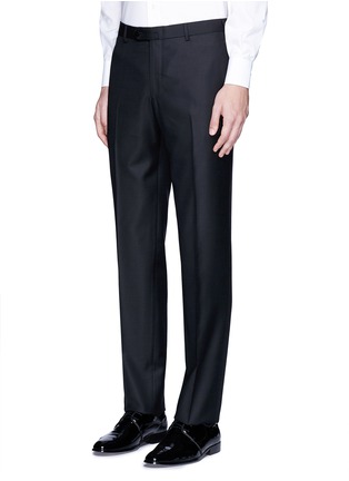 Detail View - Click To Enlarge - ISAIA - 'Gregory' aquaspider wool tuxedo suit