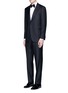 Figure View - Click To Enlarge - ISAIA - 'Gregory' aquaspider wool tuxedo suit