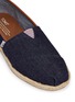 Detail View - Click To Enlarge - 90294 - Classic denim espadrille slip-ons