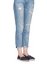 Figure View - Click To Enlarge - 90294 - Classic denim espadrille slip-ons