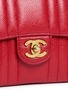 Detail View - Click To Enlarge - VINTAGE CHANEL - Quilted caviar leather mini flap bag