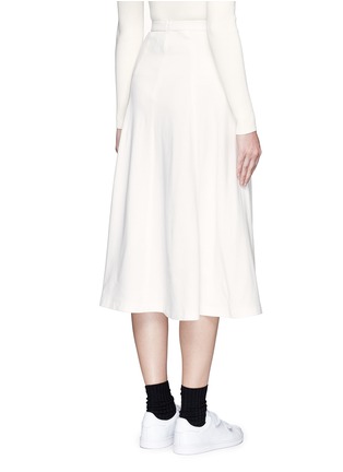 Back View - Click To Enlarge - T BY ALEXANDER WANG - Cotton jersey skirt