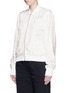 Front View - Click To Enlarge - T BY ALEXANDER WANG - Fluid twill bomber jacket
