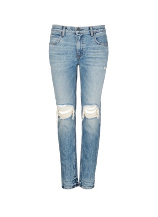 Main View - Click To Enlarge - T BY ALEXANDER WANG - 'Wang 002' destroyed relax fit jeans