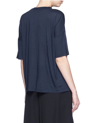 Back View - Click To Enlarge - T BY ALEXANDER WANG - Dropped shoulder jersey T-shirt