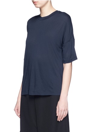 Front View - Click To Enlarge - T BY ALEXANDER WANG - Dropped shoulder jersey T-shirt