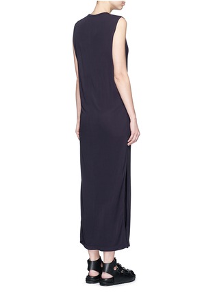 Back View - Click To Enlarge - T BY ALEXANDER WANG - Matte jersey sleeveless maxi dress