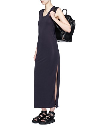 Figure View - Click To Enlarge - T BY ALEXANDER WANG - Matte jersey sleeveless maxi dress