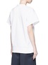 Back View - Click To Enlarge - ADIDAS X HYKE - 'HY SSL' Trefoil logo print boxy sweatshirt