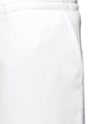 Detail View - Click To Enlarge - TIBI - Crinkled wide leg cargo pants