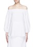 Main View - Click To Enlarge - TIBI - Blouson sleeve off-shoulder top