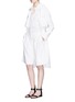 Figure View - Click To Enlarge - TIBI - Belted drape trench coat
