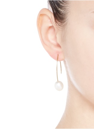 Figure View - Click To Enlarge - MIZUKI - 'Sea of Beauty' pearl 14k gold drop earrings