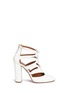 Main View - Click To Enlarge - AQUAZZURA - 'Holli' caged patent leather pumps