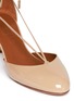 Detail View - Click To Enlarge - AQUAZZURA - 'Alexa' patent leather ankle tie pumps