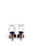 Back View - Click To Enlarge - AQUAZZURA - x Poppy Delevingne 'Midnight' star suede d'Orsay pumps
