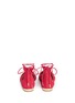 Back View - Click To Enlarge - AQUAZZURA - 'Christy' lace-up suede flats
