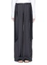 Main View - Click To Enlarge - CÉDRIC CHARLIER - Gathered waist satin wide leg pants