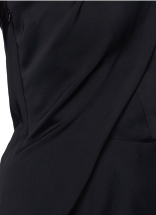 Detail View - Click To Enlarge - CÉDRIC CHARLIER - Drape one-shoulder gown