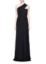 Main View - Click To Enlarge - CÉDRIC CHARLIER - Drape one-shoulder gown