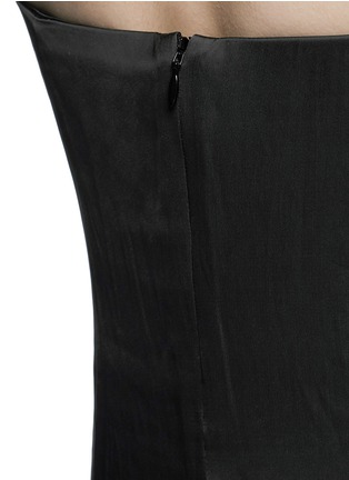 Detail View - Click To Enlarge - CÉDRIC CHARLIER - Wrap bow strapless dress