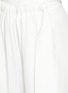Detail View - Click To Enlarge - CÉDRIC CHARLIER - Gathered waist crépon wide leg pants