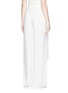 Back View - Click To Enlarge - CÉDRIC CHARLIER - Gathered waist crépon wide leg pants