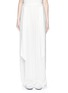 Main View - Click To Enlarge - CÉDRIC CHARLIER - Gathered waist crépon wide leg pants