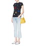 Figure View - Click To Enlarge - STELLA MCCARTNEY - Embroidered patch cotton T-shirt