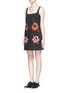 Front View - Click To Enlarge - STELLA MCCARTNEY - 'Melissa' bonded flower print cotton dress