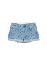 Main View - Click To Enlarge - STELLA MCCARTNEY - Star embroidery denim shorts