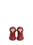 Figure View - Click To Enlarge - BUSCEMI SHOES - '100MM' twist lock strap leather sneakers