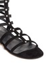 Detail View - Click To Enlarge - STUART WEITZMAN - 'Gladiator' caged suede sandals