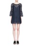 Main View - Click To Enlarge - ELIZABETH AND JAMES - 'Glorietta' flare sleeve lace dress