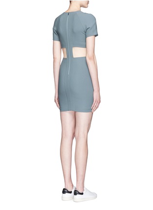 Back View - Click To Enlarge - ELIZABETH AND JAMES - 'Skylyn' cutout waist ponte knit dress