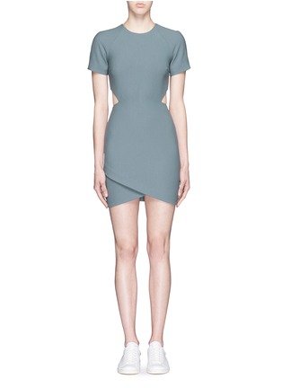 Main View - Click To Enlarge - ELIZABETH AND JAMES - 'Skylyn' cutout waist ponte knit dress