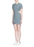 Figure View - Click To Enlarge - ELIZABETH AND JAMES - 'Skylyn' cutout waist ponte knit dress