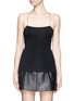 Main View - Click To Enlarge - T BY ALEXANDER WANG - Cutout back stretch knit camisole