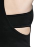 Detail View - Click To Enlarge - T BY ALEXANDER WANG - Bandeau back ponte knit cropped top