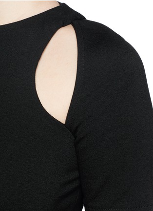 Detail View - Click To Enlarge - T BY ALEXANDER WANG - Cutout ponte knit top