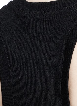 Detail View - Click To Enlarge - T BY ALEXANDER WANG - Enzyme wash French terry romper