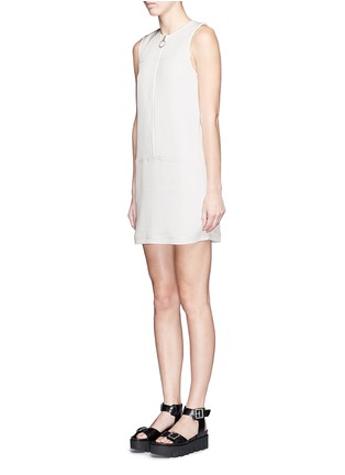 Front View - Click To Enlarge - T BY ALEXANDER WANG - Stretch faille shift dress