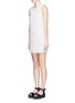 Front View - Click To Enlarge - T BY ALEXANDER WANG - Stretch faille shift dress