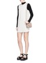 Figure View - Click To Enlarge - T BY ALEXANDER WANG - Stretch faille shift dress
